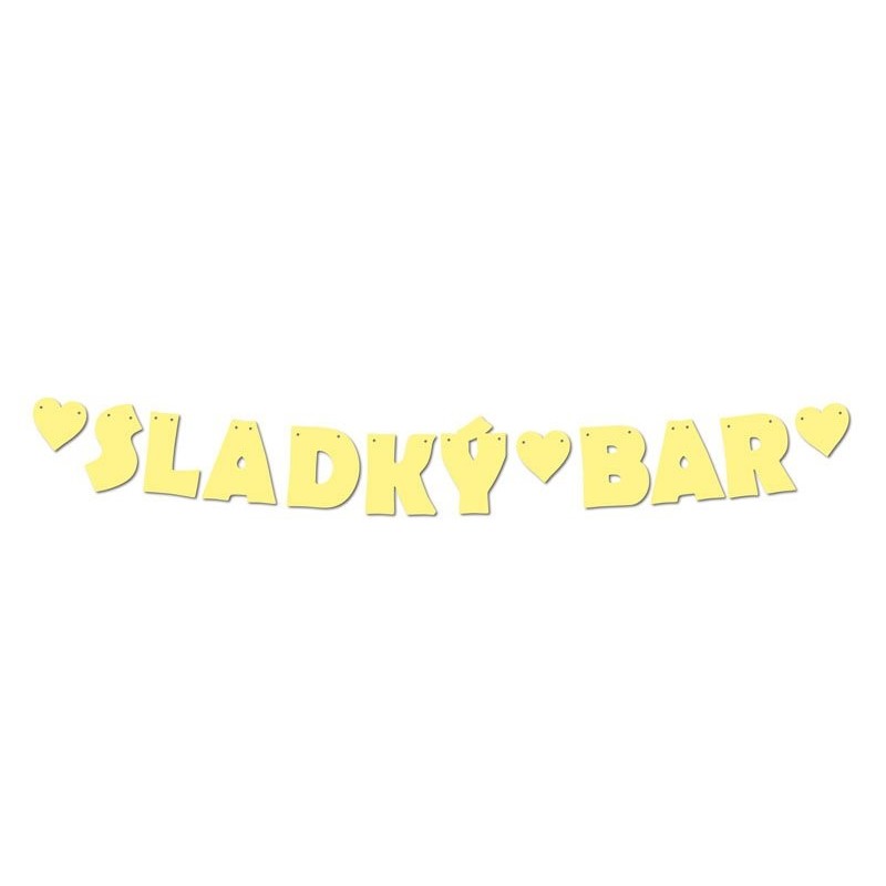 Girlada "Sladký bar" - Žlutá