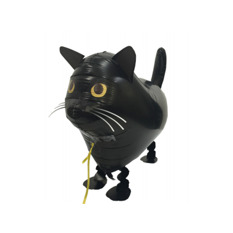 Chodící balónek Kočička černá