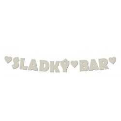 Girlanda "Sladký bar" - ZlatohnědáGirlanda "Sladký bar" - Zlatohnědá