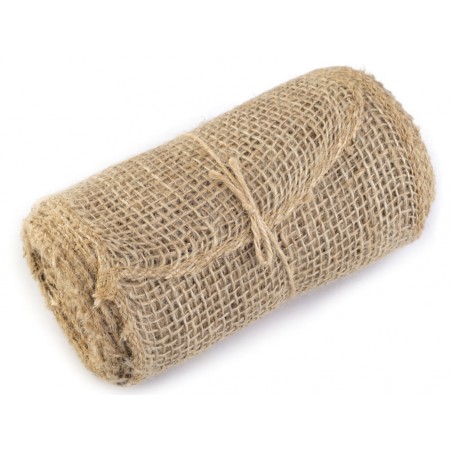 Jutová stuha 14cm/4,5m