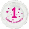 Balónek s nápisem Krásné narozeniny