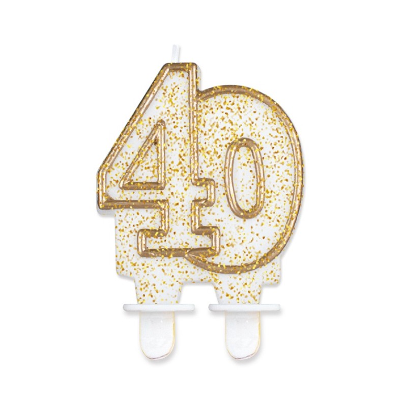 Dortová svíčka číslo 40