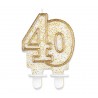 Dortová svíčka číslo 40