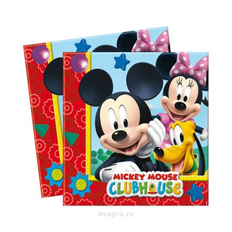 Ubrousky - Mickey Mouse klubík 20 ks