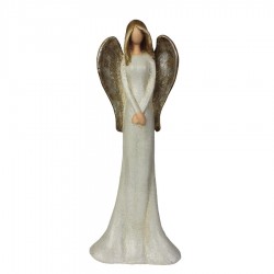 Anděl bílo-zlatý 38,5cm
