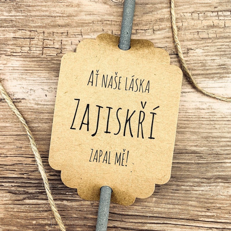 Prskavka 90cm 1 ks - s kartičkou II