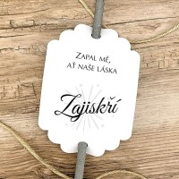 Kartička na svatební prskavku