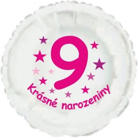 copy of Krásné narozeniny balónek hvězda pro holky 42 cm