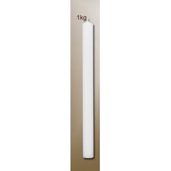 Kostelní svíce hladké dlouhé - 60-130cm