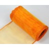 Organzová šerpa šíře - světle oranžová - 10cm