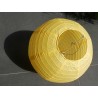 Lampion papírový kulatý 20cm - žlutá