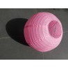 Lampion papírový kulatý 20cm - růžová