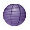 Lampion papírový kulatý 20cm - fialová