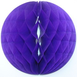 Papírová dekorační koule fialová 20cm