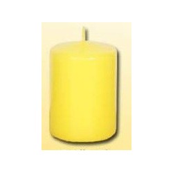 Adventní svíčky žluté 4ks - 50x100mm