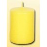 Adventní svíčky žluté 4ks - 50x100mm