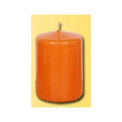Adventní svíčky oranžová 4ks - 50x100mm
