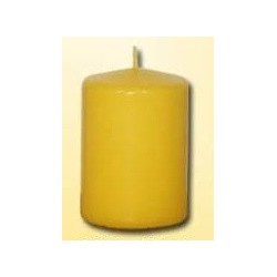 Adventní svíčky tmavě žlutá 4ks - 50x100mm