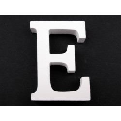 Písmenka dřevěná bílá - celá abeceda