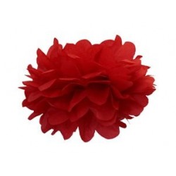 POM POMs červená - 15cm - květina z hedvábného papíru POM POMs červená - 24cm - květina z hedvábného papíru