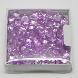 Diamanty Ø 10mm - Fialová světleDiamanty Ø 10mm - Fialová světle