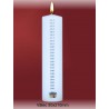 Adventní svíčka s potiskem kalendarium