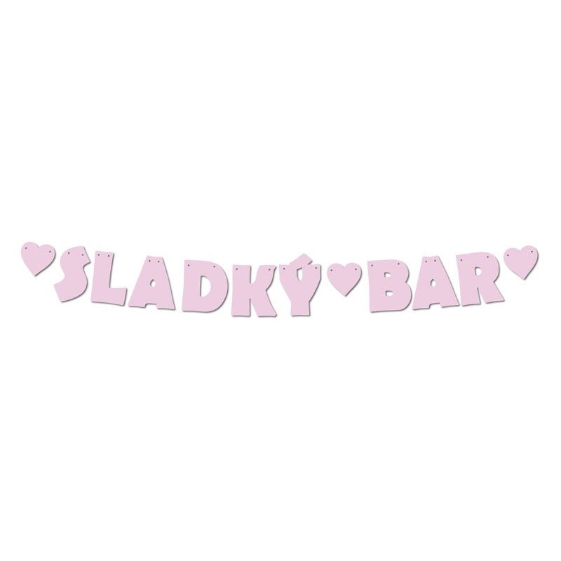 Girlada " Sladký bar" - Růžová