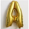 Písmenka balónky - celá abeceda 40cm zlatá