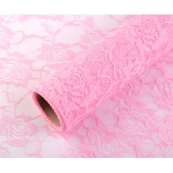 Dekorační krajka růžová šíře 48 cmDekorační krajka růžová šíře 48 cm