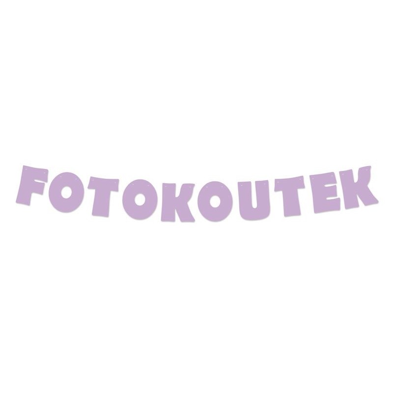 Fotokoutek - girlanda - fialová