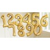 Balónky číslice zlaté 35cm