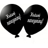 Balónek s potiskem Krásné narozeniny černá